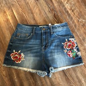 Embroidered Shorts
